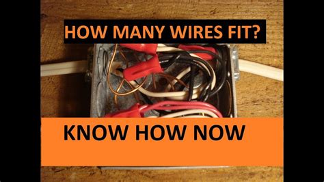 how many wires can come out of 1 junction box|maximum wires in junction box.